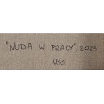 Daria Uss (nar. 1997, Dobre Miasto), Nuda v práci, 2023