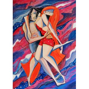 Tomasz KURAN (geb. 1972), Der erste Tanz von Adam und Eva war sicherlich voller Lust, 2023