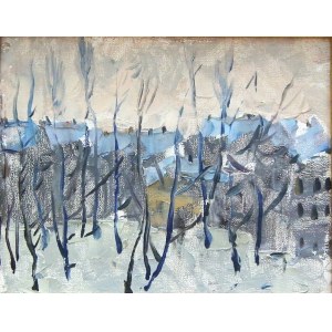 Vladimir Kuznetsov(1878-1969),Winter yard,1947