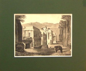Carl Merkel(1817-1897),Świątynia Kaliasa-Elura,Indie,1856