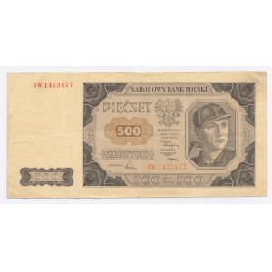 PRL, 500 złotych 1948 AW (203)