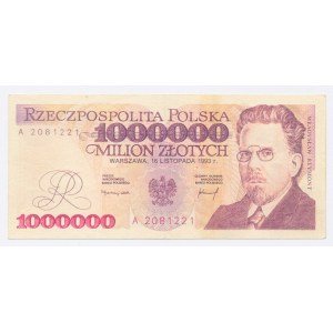 III RP, Fałszerstwo - 1 milion złotych 1993 A (209)