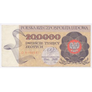 PRL, 200.000 złotych 1989 D (210)