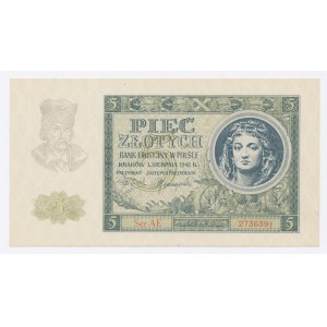 GG, 5 złotych 1941 AE (302)
