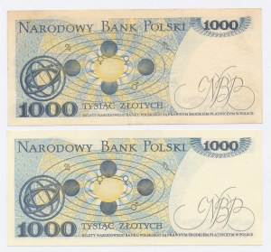 People's Republic of Poland, 1000 gold 1975 and 1982. total of 2 pcs. (309)