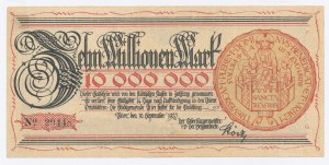 Germany, Trier, 10 million marks 1923 (409)