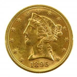 USA, 5 dolarów 1895, Filadelfia (810)