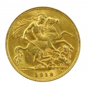 Great Britain, George V, 1/2 sovereign 1913 (815)