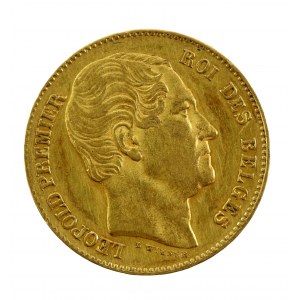Belgia, Leopold I Koburg, 20 franków 1865 (828)