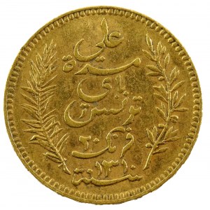 Tunezja, 20 franków 1892 (829)