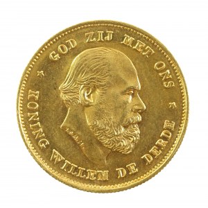 Holandia, 10 guldenów 1875 (833)