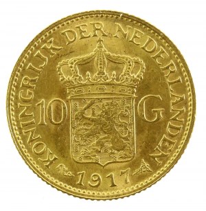 Netherlands, 10 guilders 1917 (835)