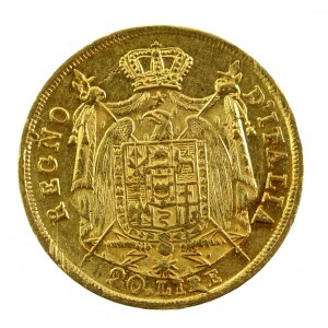 Włochy, Królestwo Napoleona I, 20 lirów 1809 M, Mediolan (837)