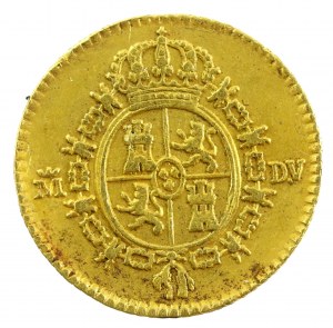 Spain, Charles III, 1/2 escudo 1786 M-DV, Madrid (840)