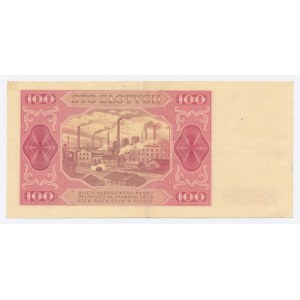 PRL, 100 złotych 1948 - GP bez ramki (507)