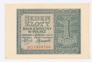 GG, 1 zloty 1941 BG (521)