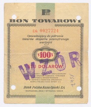 Pewex, pełny zestaw WZORÓW 1960 - 1 cent - 100 dolarów (702)