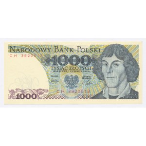 PRL, Zestaw 1.000 złotych 1979 CH (704)