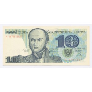 PRL, 10 złotych 1982 A (705)