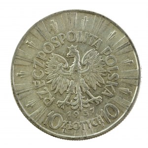 II RP, 10 złotych 1937, Piłsudski (125)