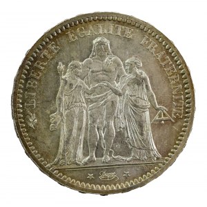 Francja, III Republika, 5 franków 1873 A, Paryż (146)