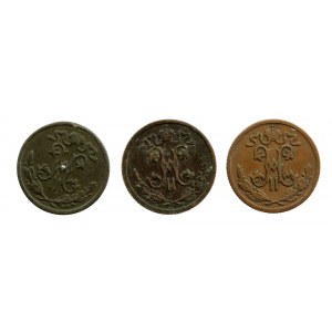 Rosja, zestaw 1/2 1898, 1899, 1910. Razem 3 szt. (656)