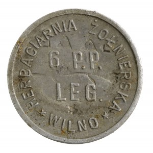 Wilno - 6 Pułk Piechoty Legionów, kontrmarki, 1 złoty (1203)