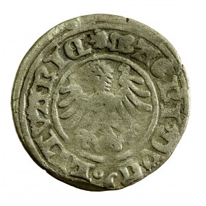 Aleksander I Jagiellończyk, półgrosz litewski, Wilno - gotycki. Ciężki 2,14 g. (1415)