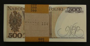 People's Republic of Poland, bank parcel 500 zloty 1982, Warsaw, GF series (546)