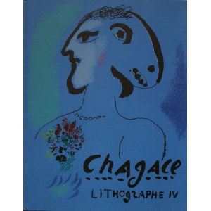 Marc Chagall, obálka knihy Chagall. Litografie IV(1974, Mourlot #729a)