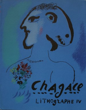 Marc Chagall, Okładka „Chagall. Lithographe IV”(1974, Mourlot #729a)
