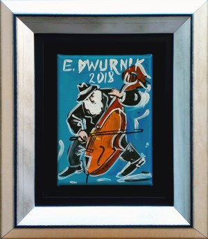 Edward Dwurnik (1943 - 2018), Kontrabasista, 2018