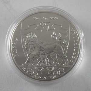 Niue. 5 NZD 2020 'Český lev', 62,2g (2 oz), Ag 999/1000, 4450 ks, kapsle,