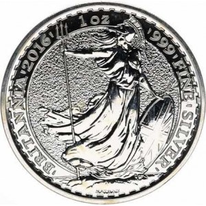 1 oz Silver Britannia 2016, Ag, 2 ks,
