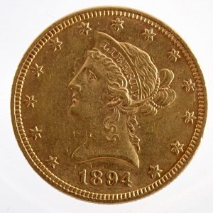10 Dollar 1894 Coronet Head,