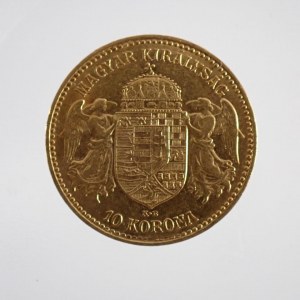 10 Korun 1907 KB, rýs.,