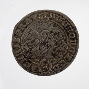 3 krejcar 1656, justýrovaný, mincovna Břeh, mincm. Pfahler,