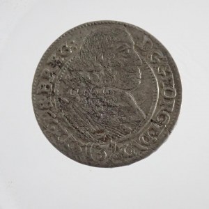 3 krejcar 1661, nep. justýrovaný, mincovna Břeh mincm. Weiss,