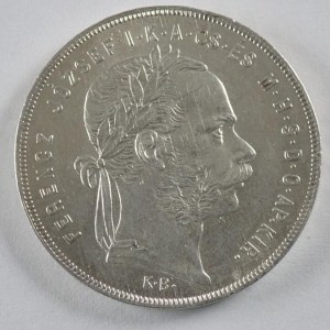 1 Zlatník 1879 KB, rysky v portrétu , Ag,