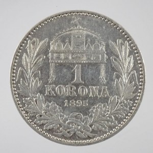 1 Koruna 1895 KB., Ag,