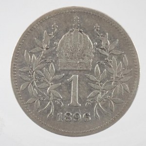 1 Koruna 1896, Ag,,