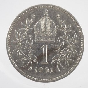 1 Koruna 1901. Ag,