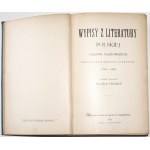 Feldman W., WYPISY Z LITERATURY POLSKIEJ, 1905 [umělecká vazba].