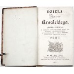 Krasicki I., DZIEŁA, t.1-2, 1830 [Zbierka ďalších potrebných správ].