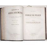 Kremer J., DIELO zv.1-13 [komplet], 1877-188 [Život a dielo, Systematická prednáška z filozofie zv.1-2, Nová prednáška z logiky, Listy z Krakova zv.1-2, Cesta do Talianska zv.1-6, Menšie spisy].