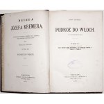 Kremer J., DIELO zv.1-13 [komplet], 1877-188 [Život a dielo, Systematická prednáška z filozofie zv.1-2, Nová prednáška z logiky, Listy z Krakova zv.1-2, Cesta do Talianska zv.1-6, Menšie spisy].