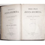 Kremer J., DIELO zv.1-13 [komplet], 1877-188 [Život a dielo, Systematická prednáška z filozofie zv.1-2, Nová prednáška z logiky, Listy z Krakova zv.1-2, Cesta do Talianska zv.1-6, Menšie spisy].