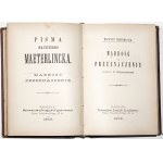 Maeterlinck M., ZLOMENÝ KOSTEL &amp; MUDROST A PŘÍTOMNOST, 1903