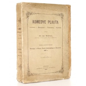 Plautus T. M., COMEDYE PLAUTA, 1873 [rytina].