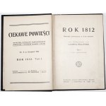 Rellstab L., ROK 1812, zväzky 1-2, 1912 [viazané].